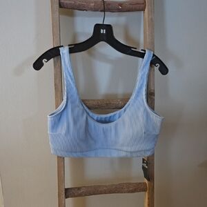 Hollister Sky Blue Ribbed Bikini